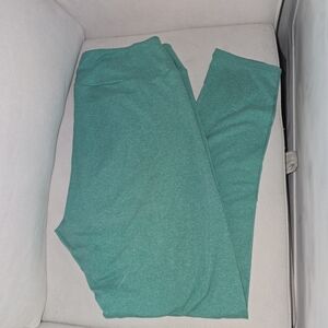 LuLaRoe Turquoise Heather Leggings TC